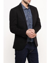 Мужской черный пиджак от Jack &amp; Jones