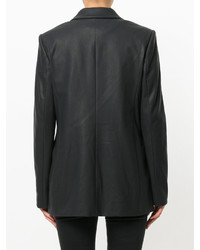 Женский черный пиджак от Versace