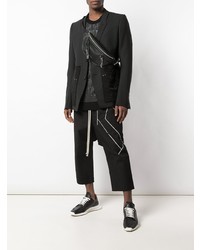 Мужской черный пиджак от Rick Owens