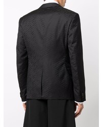 Мужской черный пиджак от Versace