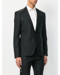 Мужской черный пиджак от Les Hommes