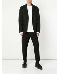 Мужской черный пиджак от Makavelic