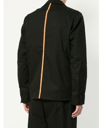 Мужской черный пиджак от Makavelic