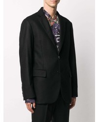 Мужской черный пиджак от Palm Angels