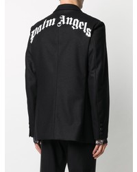 Мужской черный пиджак от Palm Angels