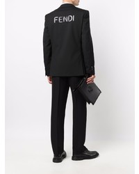 Мужской черный пиджак от Fendi