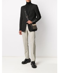 Мужской черный пиджак от Fendi