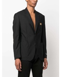 Мужской черный пиджак от Versace