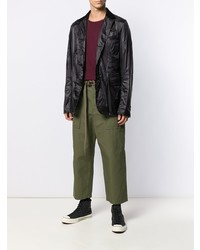 Мужской черный пиджак от Sacai