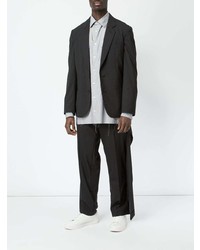 Мужской черный пиджак от Moohong