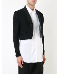 Мужской черный пиджак от Rick Owens