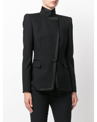 Женский черный пиджак от Alexander McQueen