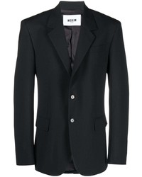 Мужской черный пиджак от MSGM