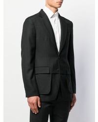 Мужской черный пиджак от D.GNAK