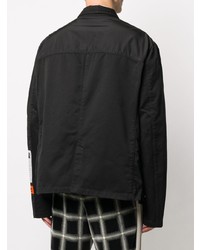 Мужской черный пиджак от Heron Preston