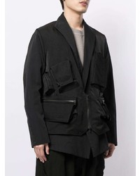 Мужской черный пиджак от Julius