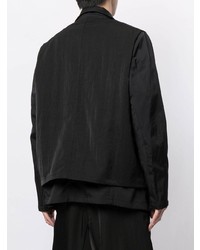 Мужской черный пиджак от Julius