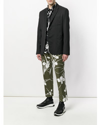 Мужской черный пиджак от N°21