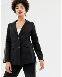 Женский черный пиджак от NA-KD