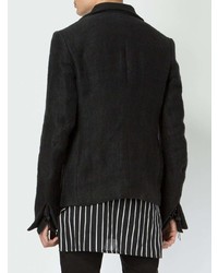 Мужской черный пиджак от Cedric Jacquemyn