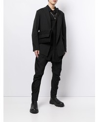 Мужской черный пиджак от Julius