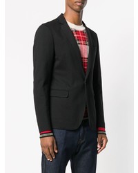 Мужской черный пиджак от Dondup