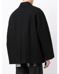 Мужской черный пиджак от Fumito Ganryu