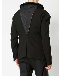 Мужской черный пиджак от Moohong