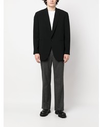 Мужской черный пиджак от Aspesi