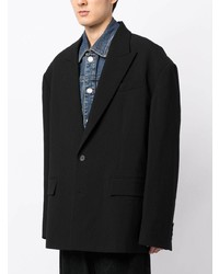 Мужской черный пиджак от Juun.J