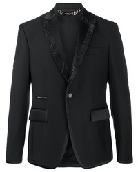 Мужской черный пиджак от Philipp Plein