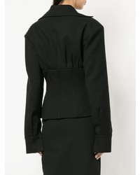 Женский черный пиджак от Materiel