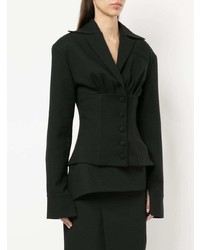 Женский черный пиджак от Materiel