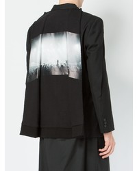 Мужской черный пиджак от Moohong