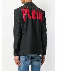Мужской черный пиджак от Philipp Plein