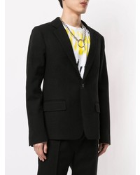 Мужской черный пиджак от Strateas Carlucci