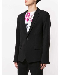 Мужской черный пиджак от Strateas Carlucci