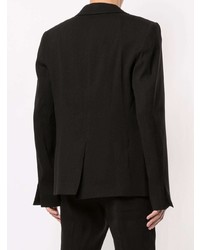 Мужской черный пиджак от Strateas Carlucci