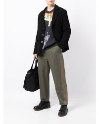 Мужской черный пиджак от UNDERCOVE