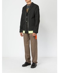 Мужской черный пиджак от Youser