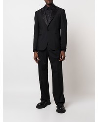 Мужской черный пиджак от Versace