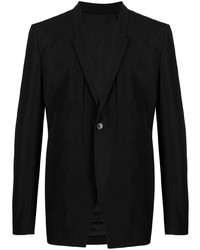 Мужской черный пиджак от Rick Owens