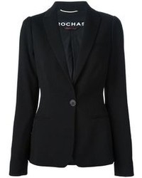 Женский черный пиджак от Rochas