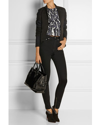 Женский черный пиджак от Preen Line