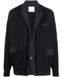 Мужской черный пиджак от Sacai