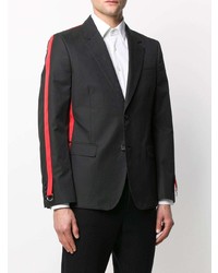 Мужской черный пиджак от Alexander McQueen