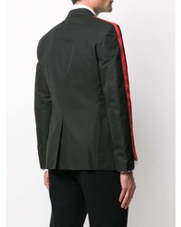 Мужской черный пиджак от Alexander McQueen