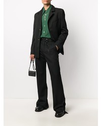 Мужской черный пиджак от Telfar