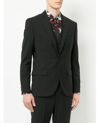 Мужской черный пиджак от Sss World Corp