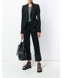 Женский черный пиджак от Rick Owens